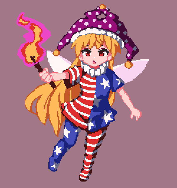 クラウンピース 「ワンドロクラピちゃん」|怪獣王チャプス@例大祭き39bのイラスト