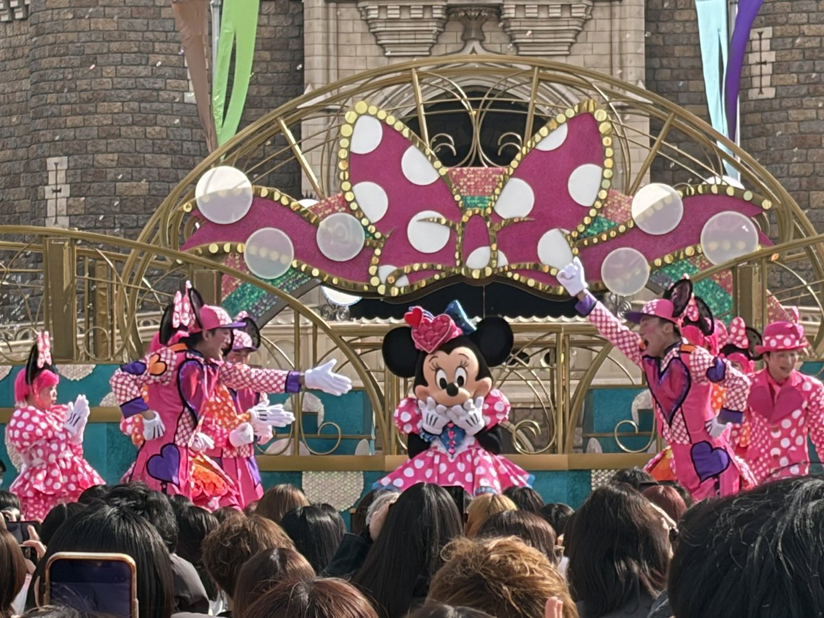 続いてミッキーのマジカルミュージックワールド🥹 ここは協賛がJAL