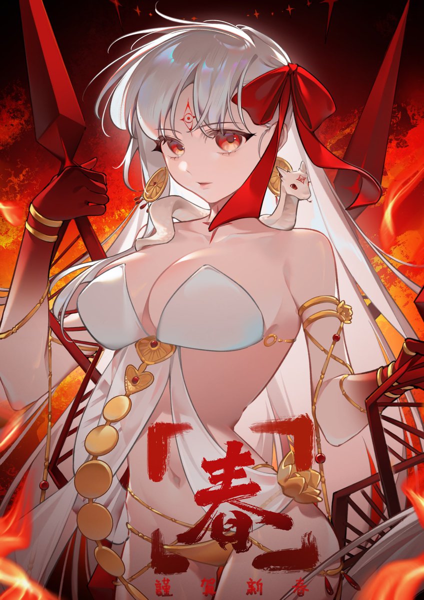amiably_02's tweet photo. 🧧謹賀新春🧨
#FGO  #ドゥルガー https://t.co/a0GQetEHO8