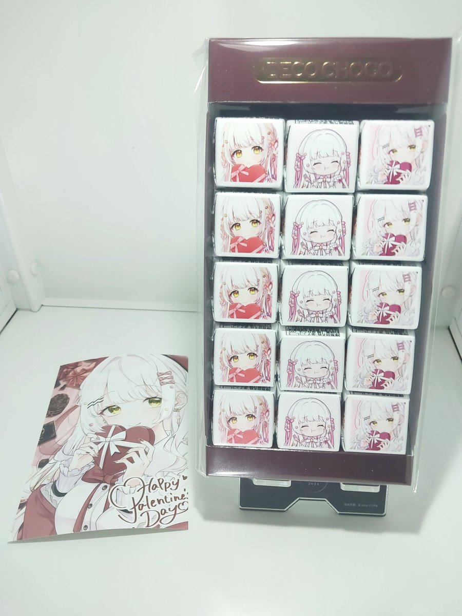 DECOチョコ届いてました！！🍫 もぐもぐみみさんもバレンタインみみ