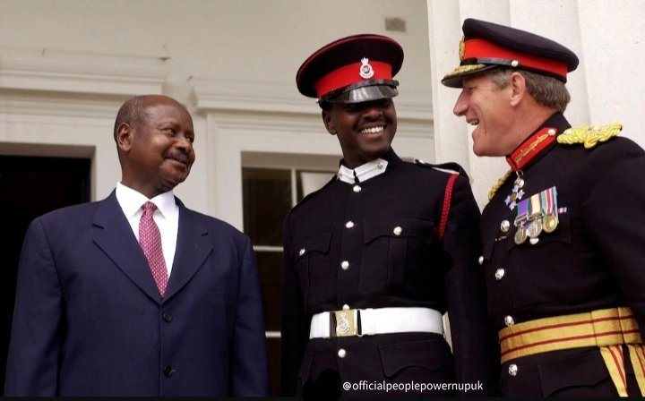 <a href="/ekakoro_peter/">Peter Ekakoro</a> <a href="/RMASandhurst/">Royal Military Academy Sandhurst</a> <a href="/ArmyComdtRMAS/">Major General Zac Stenning- Commandant Sandhurst</a> Dictator <a href="/KagutaMuseveni/">Yoweri K Museveni</a>'s son <a href="/mkainerugaba/">Muhoozi Kainerugaba</a>, who is also chief of defence forces of Uganda's military, and who interferes in politics, and in the elections, contrary to the constitution of Uganda which bar serving soldiers from meddling in politics, and who abduct, torture, and