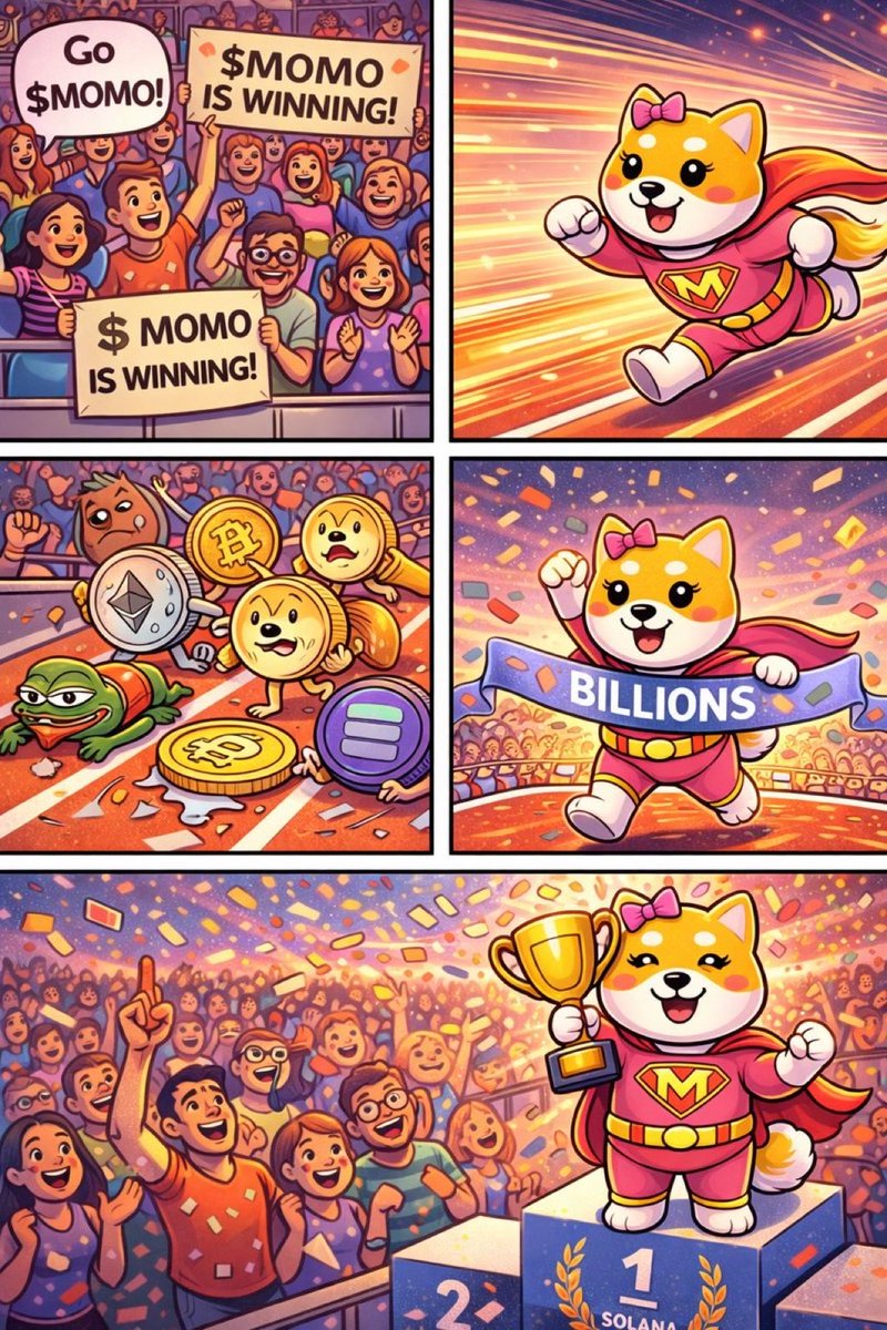 Momentum is starting to build with intention. $MOMO appears to be moving into a more dynamic stretch, setting up what could be an exciting period ahead 🐕