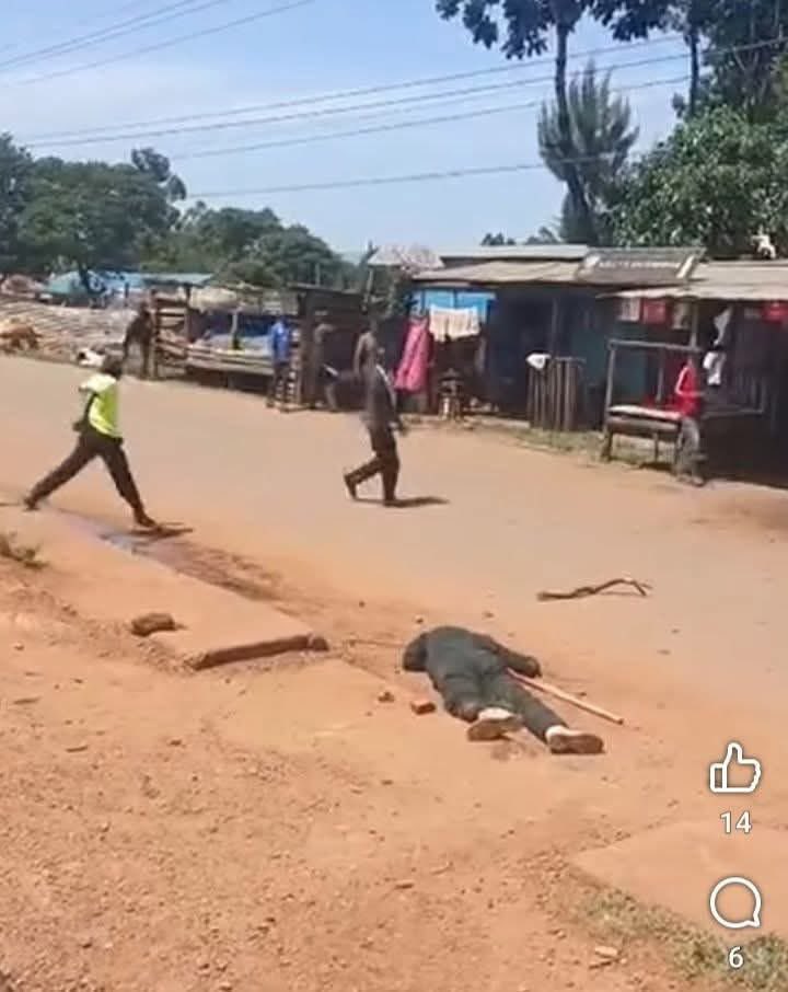 One of the Interior Goon who was hired from Kisumu to go disrupt Linda Wanainchi Rally in Kakamega.

Unfortunately, isn’t making it back home tonight.

We continue to urge government functionaries, especially those at Interior Ministry, to stop taking advantage of the poverty and