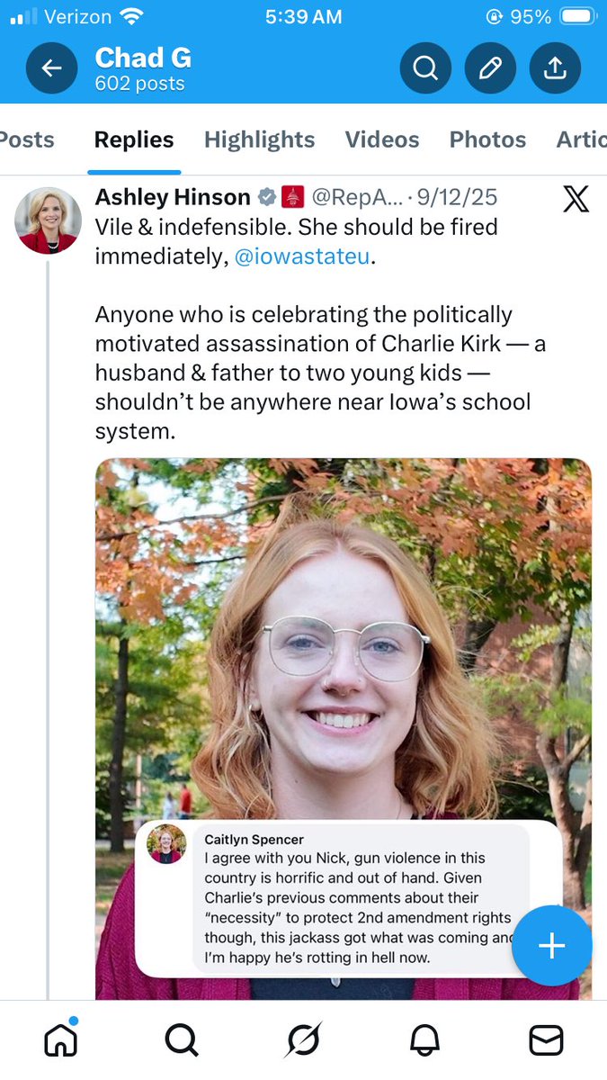 cjgraham1019's tweet photo. @hinsonashley So do you believe in the First Amendment or not? https://t.co/UFANU6xkbb
