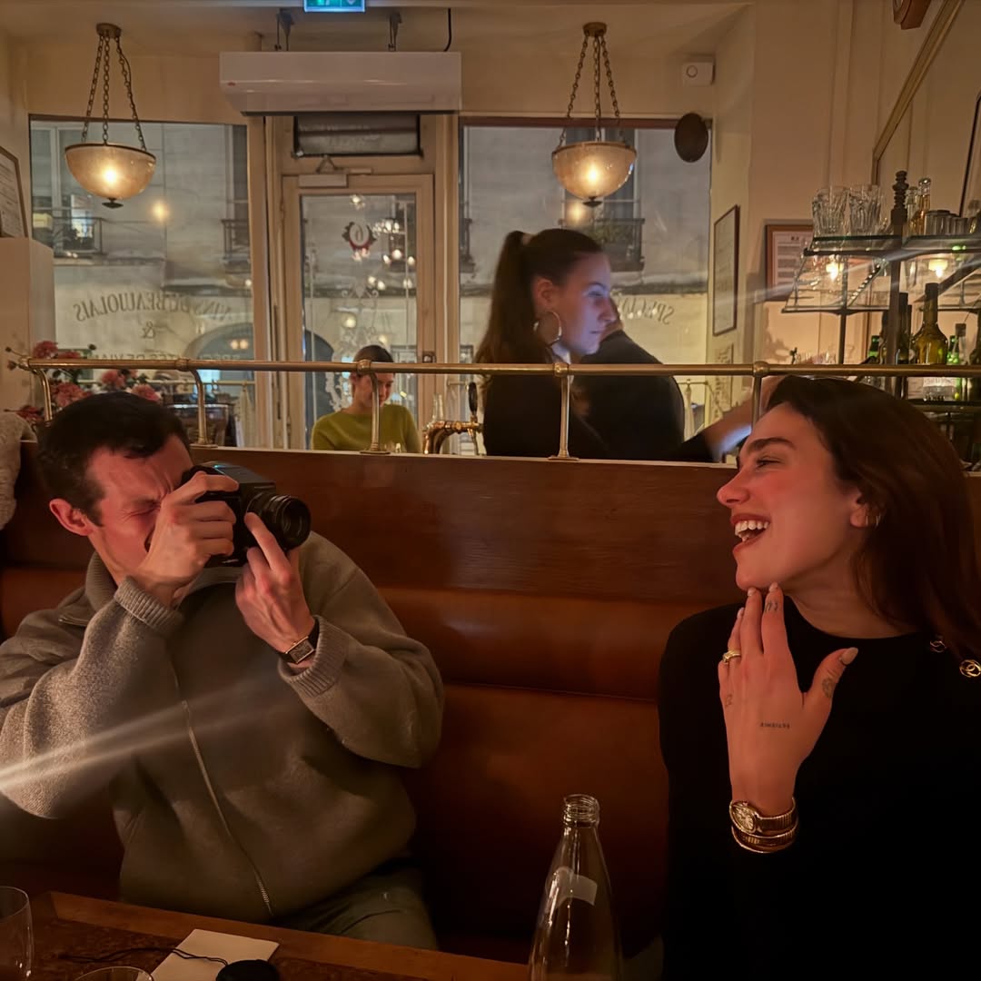 dua lipa &amp; callum turner