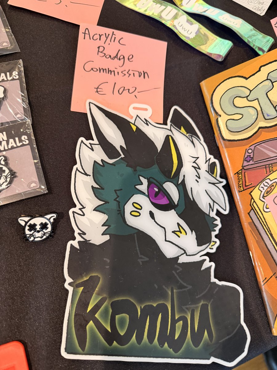 ClaraCoydog's tweet photo. Our last time Artist Alley in #NFC2026 
I’m doing acrylic standees/ badge commissions, also onsite quick sketch available now!

come to say hi us! https://t.co/86DvPOrAWZ