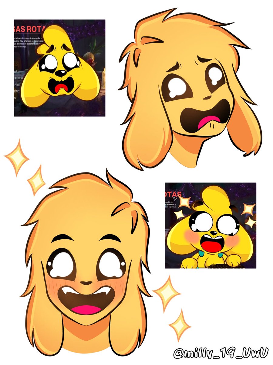 Mis partes favoritas de Poppy Playtime, estuvo buena el live de <a href="/MikecrackYT/">Mikecrack ໒(ᵔᴥᵔ)७</a> me gusto mucho las expresiones del personaje, dibuje mis favoritos✨️