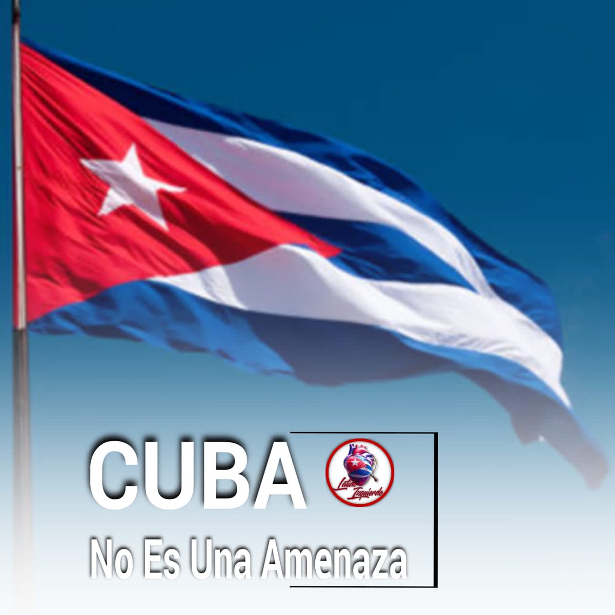 Latido_Izquierd's tweet photo. 🤚 "Un Latido X Cuba" 🇨🇺

Que no te vendan miedo. ¡Cuba no es una amenaza!

Es una isla parida entre olas y sueños, un suspiro de tierra en medio del mar. Desde lejos te abraza, solo para que sepas que el amor también puede tener nombre de isla.

#UnidosXCuba
#LatidoIzquierdo 🤝 https://t.co/xBN6r8MwLp