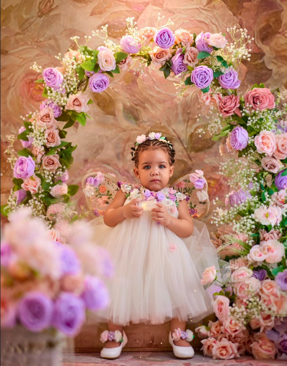 yabaleftonline's tweet image. Nengi’s daughter Alani turns 1 today.