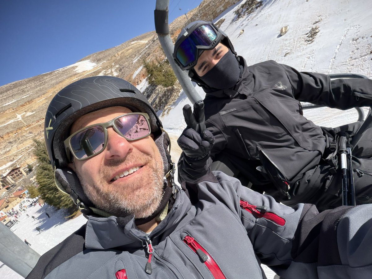 marc_zabbal's tweet photo. Majestic mountains🗻
Crown jewel of the Middle East💎
Welcome to My Lebanon🇱🇧❤️
Ski day with my Richy-Jacob
#Strength_in_Every_Peak #Mount_Lebanon #Kfardebian #Faraya https://t.co/M29PZX5Rd4