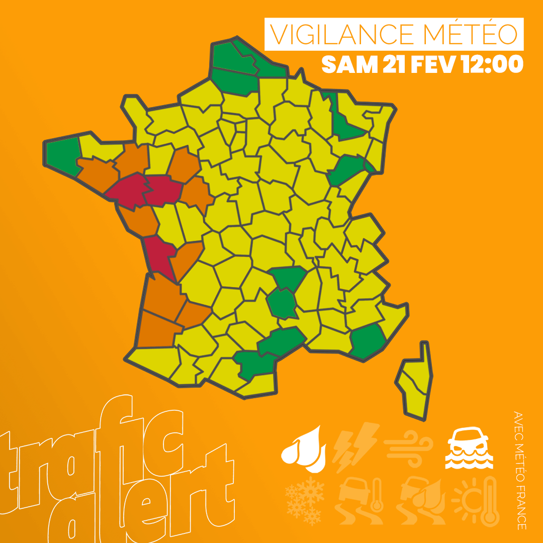 🔴 VIGILANCE CRUES  | Crues, toujours plus de 300 routes toujours coupées, 3 départements restent en vigilance rouge, 9 en orange #vigilanceorange #crues #inondations +sur  ift.tt/uLwfyDi