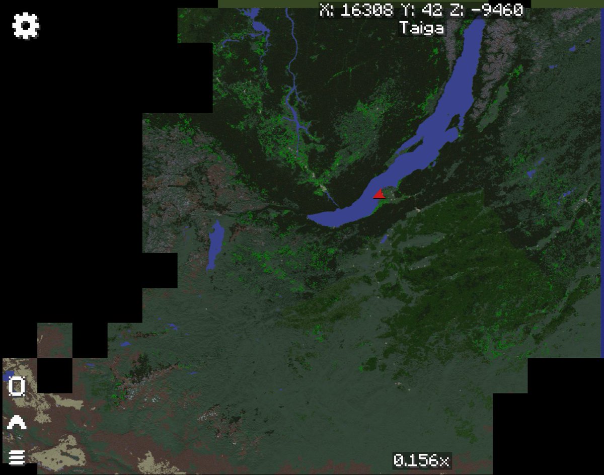 alychiru's tweet photo. Minecraft Baikal Lake https://t.co/d7wqEBUyxu