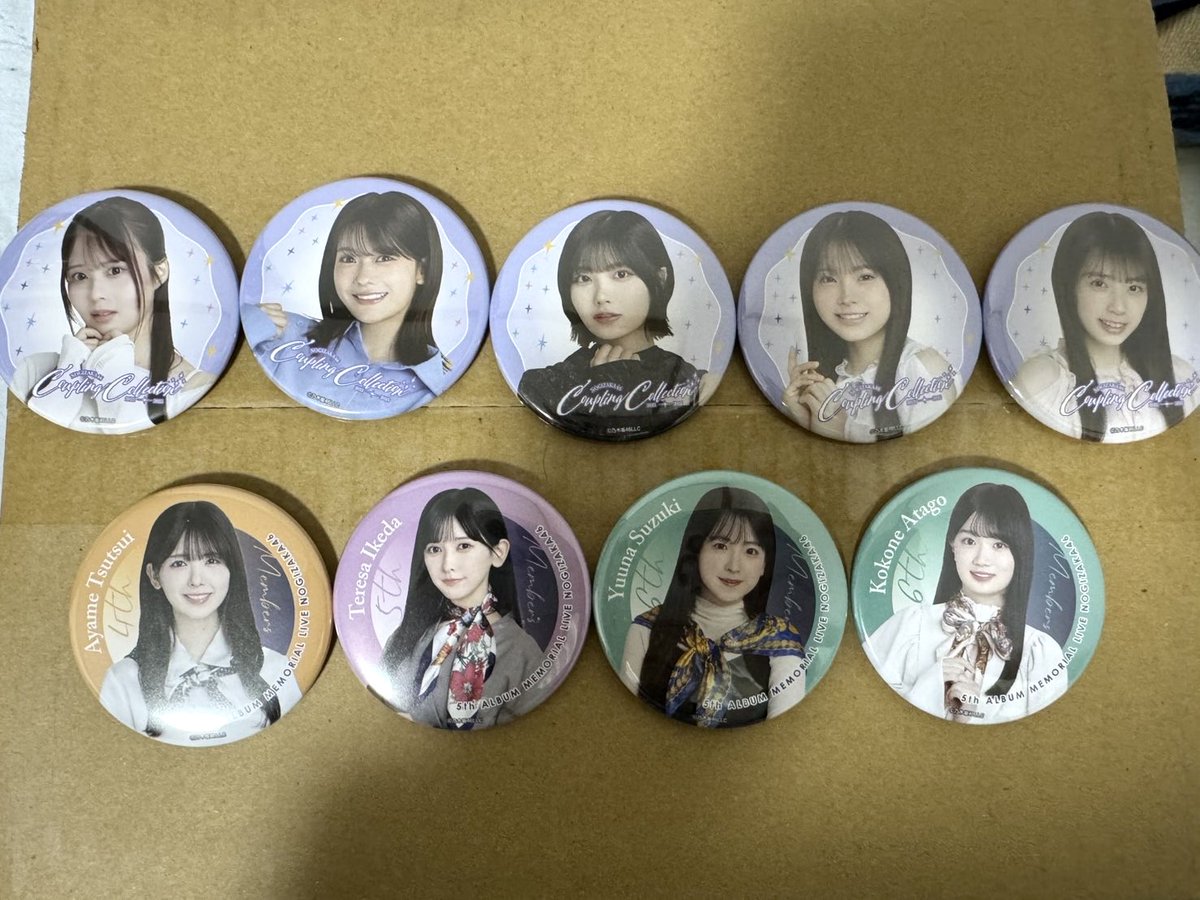 46__chama's tweet photo. 乃木坂46

5th ALBUM MEMORIAL LIVE 『My respect』
Coupling Collection

缶バッジ トレード 交換

求）
アルバム　　　川﨑
カップリング　川﨑、一ノ瀬

譲）画像のもの

アルバムとカップリングの異種交換でも可能です🙆🏻

2/23(月)現地トレ
お気軽にリプでメッセージください！ https://t.co/sMRoqf1gWP