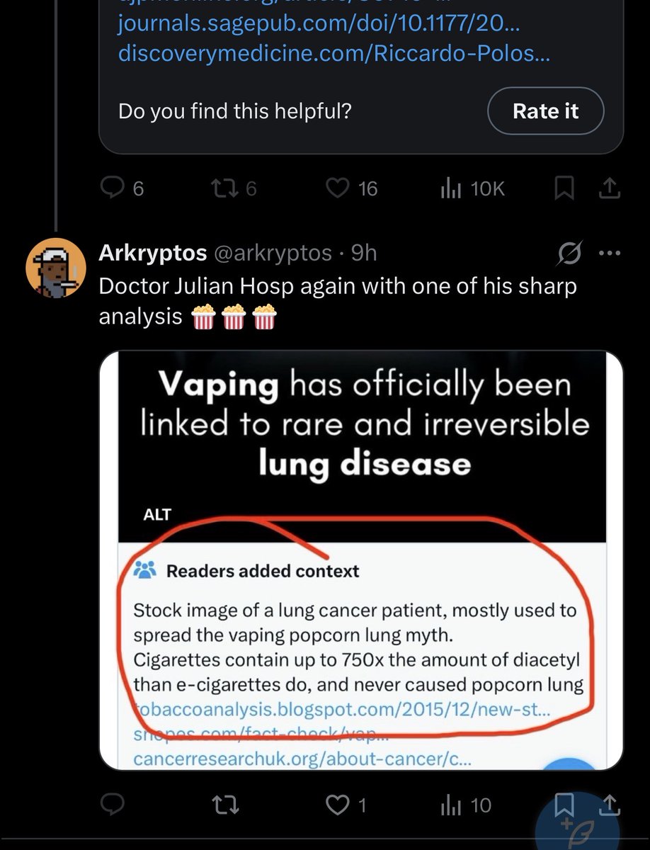 arkryptos's tweet photo. Here we go again @julianhosp

Why Dr. Julian Hosp? 
What did I do to you that I deserve being blocked? 🤡

Das 🍿🍿🍿 war wohl zu viel für ihn 😆 https://t.co/z9gxXlvqAx