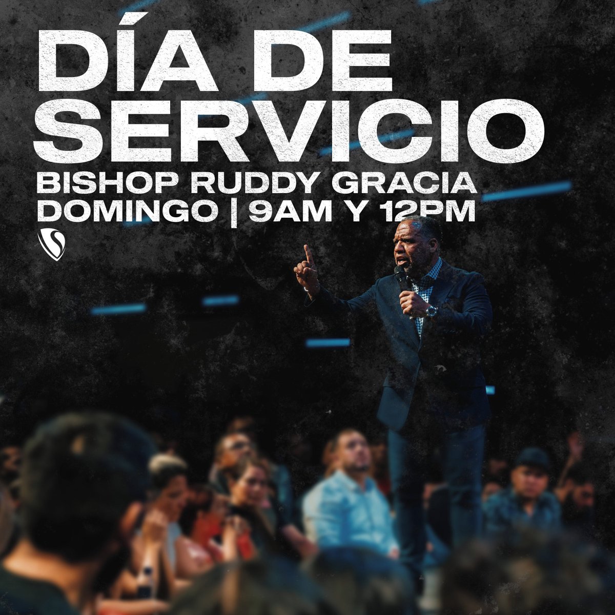 DÍA DE SERVICIO 
Este domingo hay un encuentro preparado por Dios para ti.
Si necesitas esperanza, dirección, sanidad o un nuevo comienzo…
Jesús sigue transformando vidas.
📍 Segadores de Vida
🗓 Domingo
🕘 9:00 AM &amp; 12:00 PM
🎤 Con Bishop Ruddy Gracia
Ven tal como estás.
Dios
