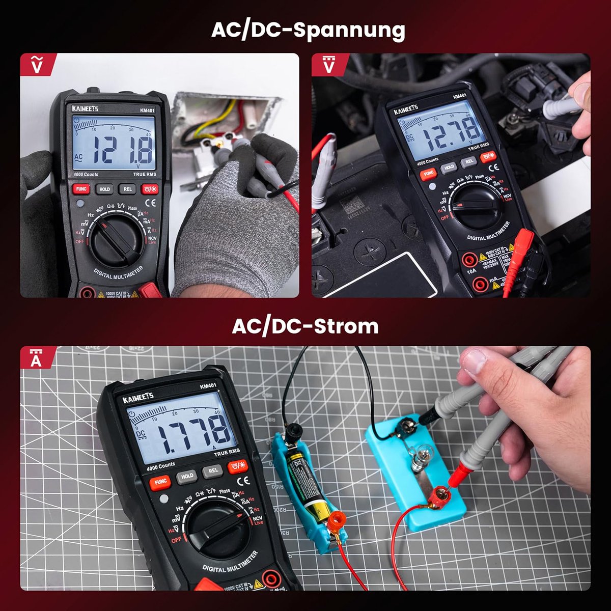 Wanwagen's tweet photo. 📊 Elektrische Fehler raten kostet dich Teile &amp; Zeit.

KAIWEETS Multimeter – AC/DC, Temperatur, NCV, Phasenmessung. 36 Mon. Garantie.

⭐ 4,7★ | 23.561 Bew.

👉 https://t.co/E2HdBN4OGg

#KFZMechatroniker #Multimeter #Elektrik #Werkzeug #Autoreparatur https://t.co/AG6Hr85fEr