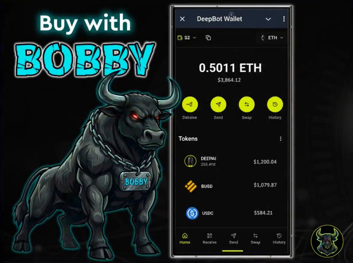 Everyone knows the OG <a href="/BobbyBuyBot/">Bobby Buy Bot</a> and how it changed the game when it started end 2021!

$DEEPAI team bought it and revived it! Now you can directly buy from inside the Bobby, you can use either on-chain crypto or pay with a Card with chains like:
- $BSC
- $ETH
- $MATIC
- $BASE