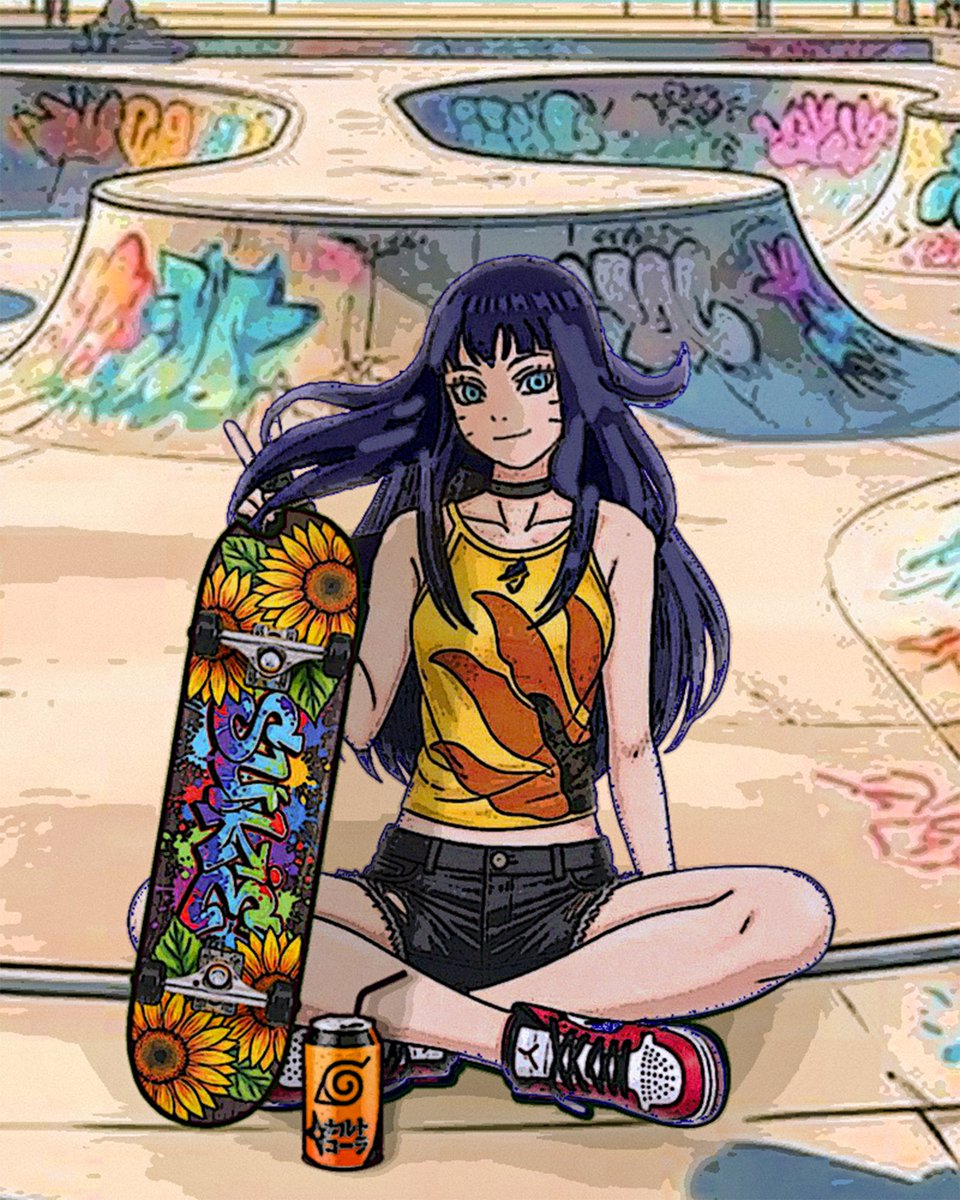 YOOO I drew a slightly older Himawari and bro she came out TOO