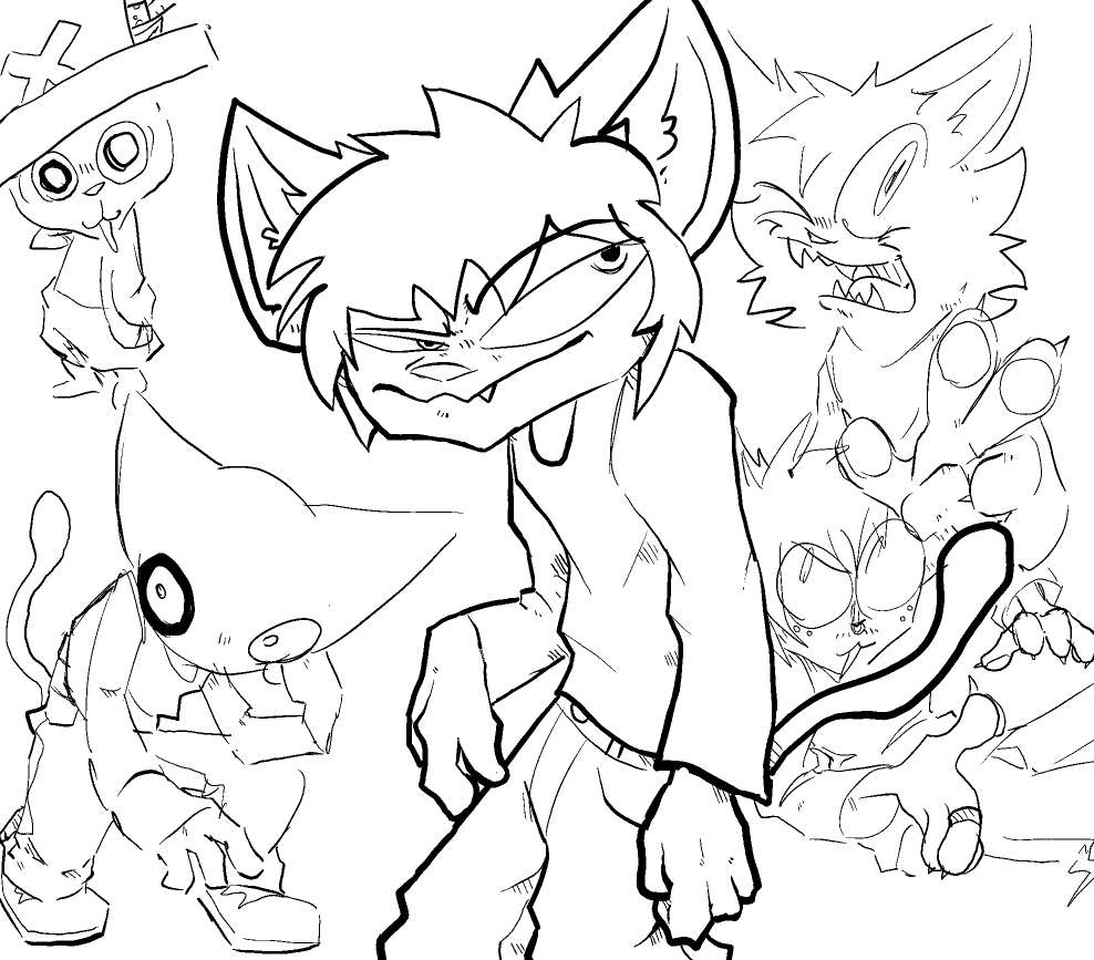 Woke up and drew this today!