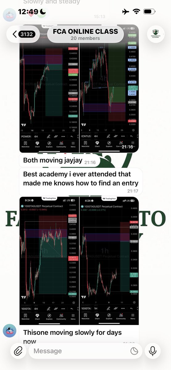 Wow… this right here is the best comment I’ve seen in a while 🥹🔥

“Best academy I ever attended that made me know how to find an entry.”

This is exactly why we do this. Not just to drop signals… but to teach you how to think, how to analyze, and how to enter the market with