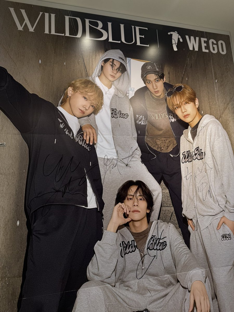 ☁️WILD BLUE×WEGO COLLABORATION☁️ ＼ 本日WEGO 1.3.5 原宿店に