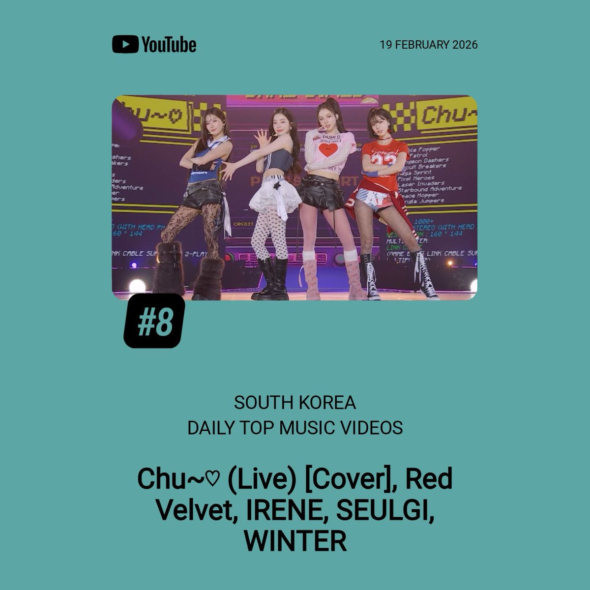 seulgi_charts's tweet image. 'Chu~♡' on YouTube South Korea

#8 Top Music Videos (+1)
#11 Trending Music (+1)

#SEULGI #슬기 @RVsmtown