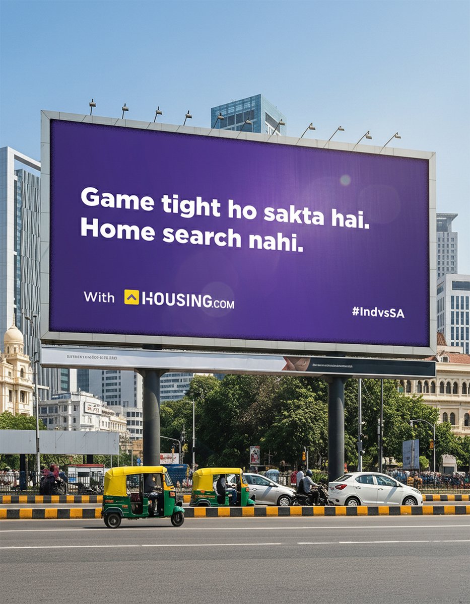 HousingInd's tweet photo. Let cricket keep you guessing, not your home search. Har house ke liye Housing.🏠✨

#Housing #IndvsSA #WorldCup2026 #GameTight #homesearch #homebuying #HouseHunting #FindYourHome #HarHouseKeLiyeHousing🏠 https://t.co/hz4yR9Txdn
