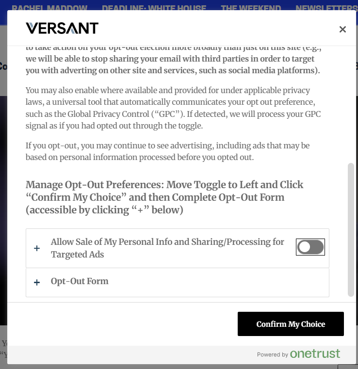Why do I have to opt out of being tracked by cookies over, and over, and over again?  It's like they harass you until you accidentally click through, giving them permission.