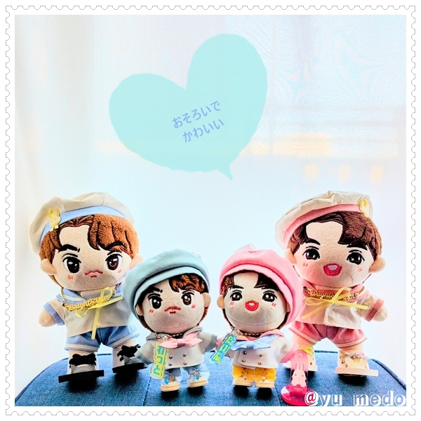 Winくん！27歳お誕生日おめでとう🎂
バースデーイベントにあづさん(<a href="/PISTA_Closet/">あづ 3/20西２ ミ71</a>)のセーラー服を着て一緒にお祝いしました🎉
到着のご報告遅くなりすみません🙇‍♀️

お兄ぬい🐺🐰とおそろいみたいで可愛いセーラー服

うれしいぬ🐰