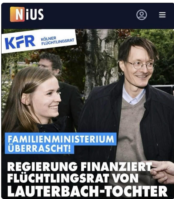 Das gibt es nicht! 😡
Er hat sich lautstark über die AfD aufgeregt, die Angehörige beschäftigt hat. So eine Heuchelei ist unglaublich!🤮