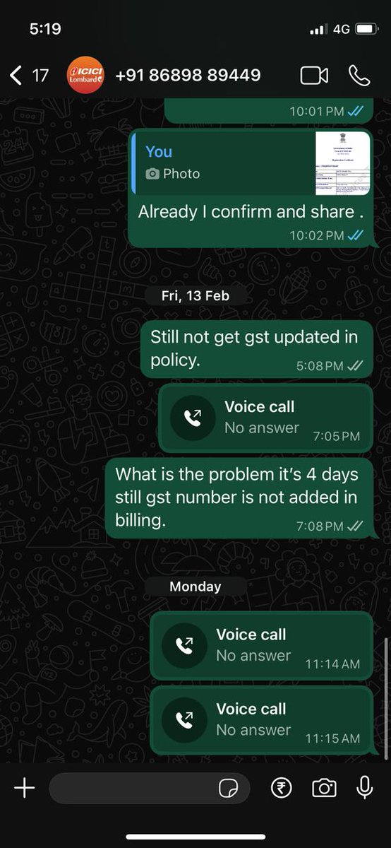 pamit9657's tweet photo. @ICICILombard My current policy will expire on 13 April 2026 but icici bank person said it's expire in feb, and when I am asking to change date they are not responding, I am attaching 2 screen shot for your reference. https://t.co/D83HNr7FKd