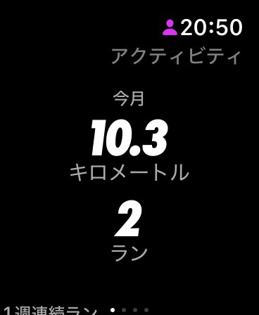 ひと月10km目標でやっていきます