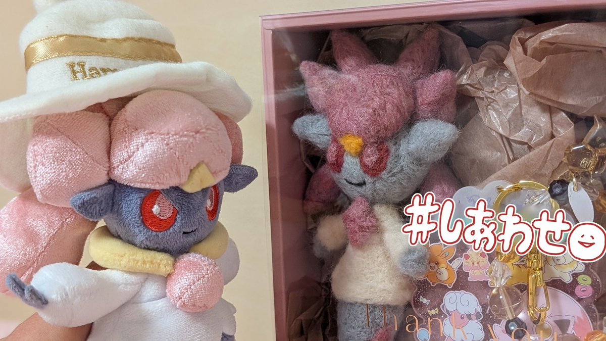 これはトレーナーのお姉さんが送ってくれたディアンシー！！
うれシー！！お姉さんもディアンシーも世界一大好き！！！ありがとう！！