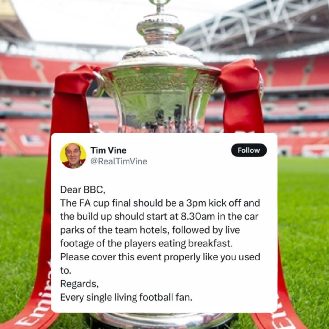 Absolutely bang on. Loved the whole build to the final back in the day.