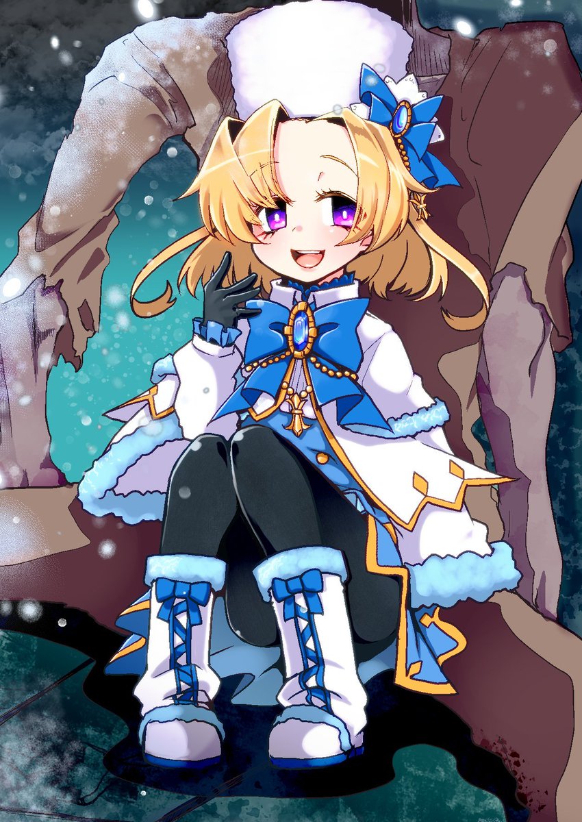 初出はpixivの企画なのでって考えると
無から生まれたわけではないんですけど
自分の考える「最も愛くるしい見た目の毒人形」
 #自分で生み出した一次創作オリジナルキャラを流そう 