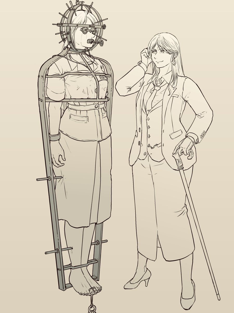 ネットを漁ってたら素晴らしい顔拘束を発見したので…