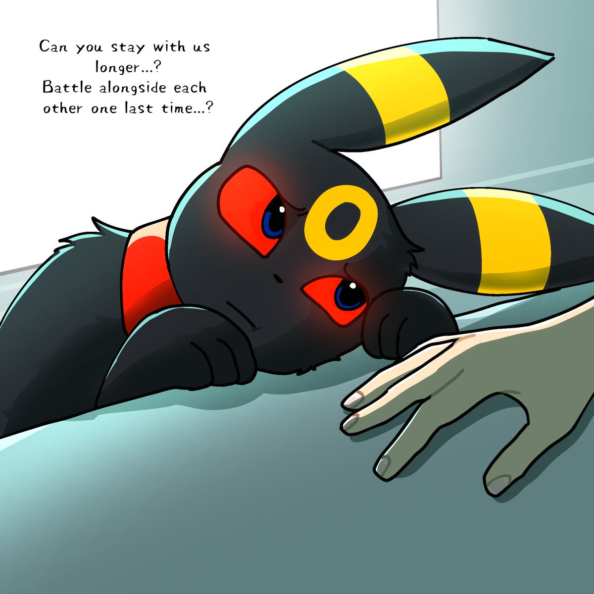 Randomayy_YT's tweet photo. Severely incredibly late Umbreon day https://t.co/zZENGMdzZx