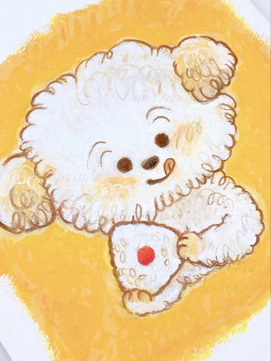 ぽかぽかあたたかな1日でしたね♪

「おにぎりわんこ」
犬が主人公の絵本をつくりたいです

#illustration #dog #犬 #絵本