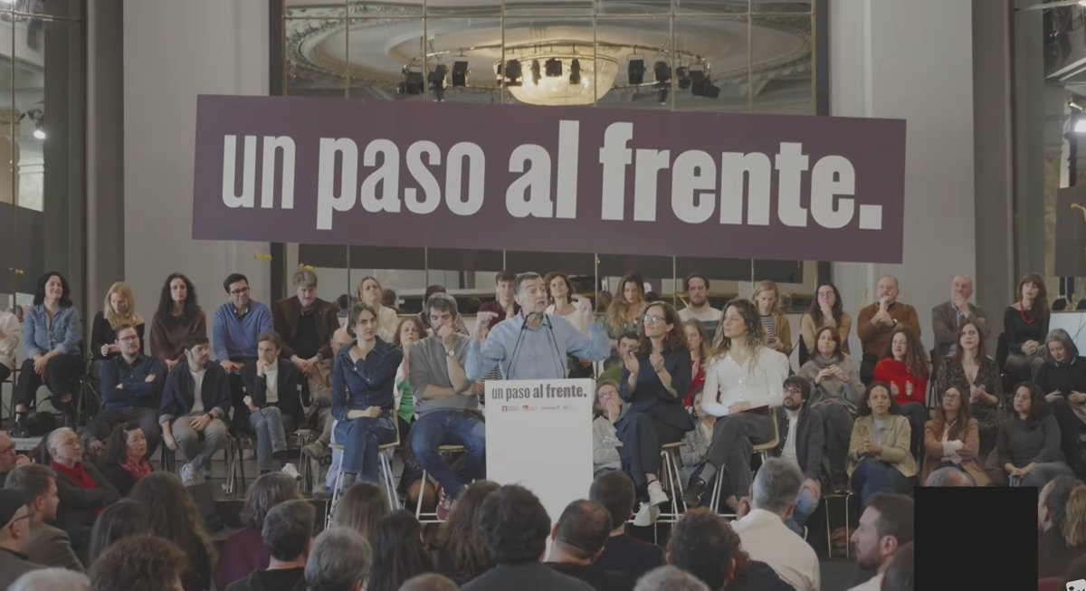 "EL NUEVO SENTIDO COMÚN ESTÁ EN LA UNIÓN DE TODAS LAS IZQUIERDAS"