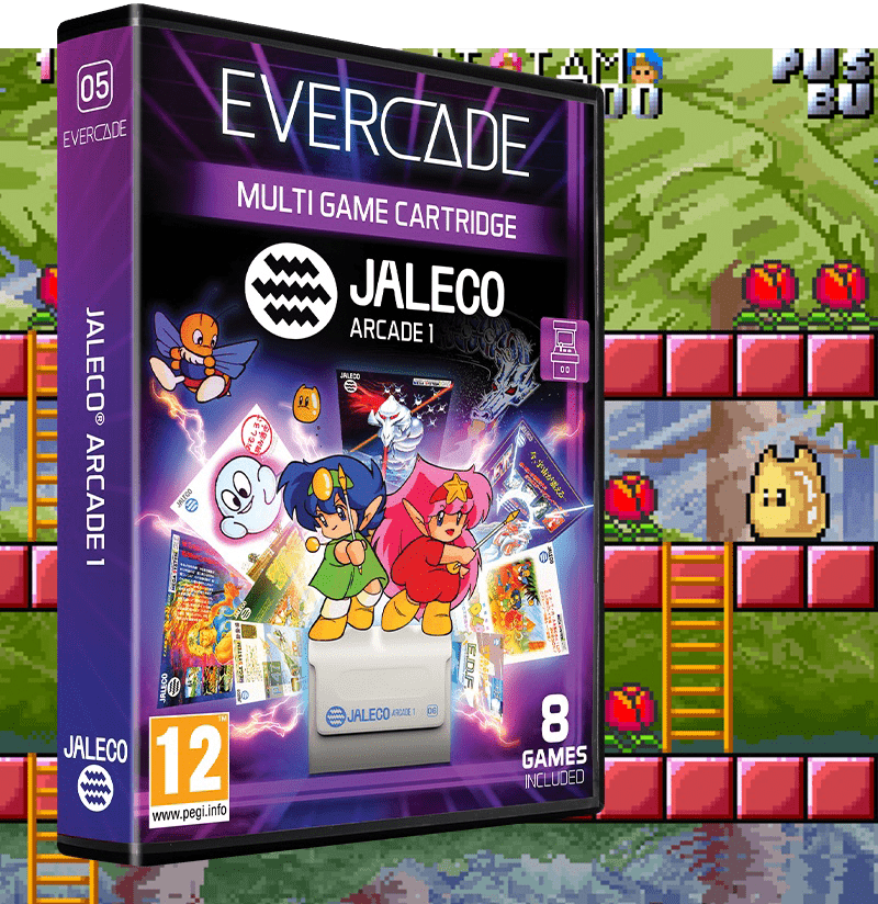 From the back catalogue: it's Jaleco Arcade 1! This popular cart