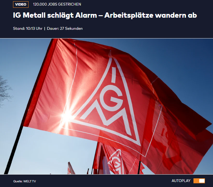 Das ist geil: Jedes Jahr 10% mehr Lohn fordern und sich dann darüber wundern, wenn die Arbeitsplätze abwandern! 🤪