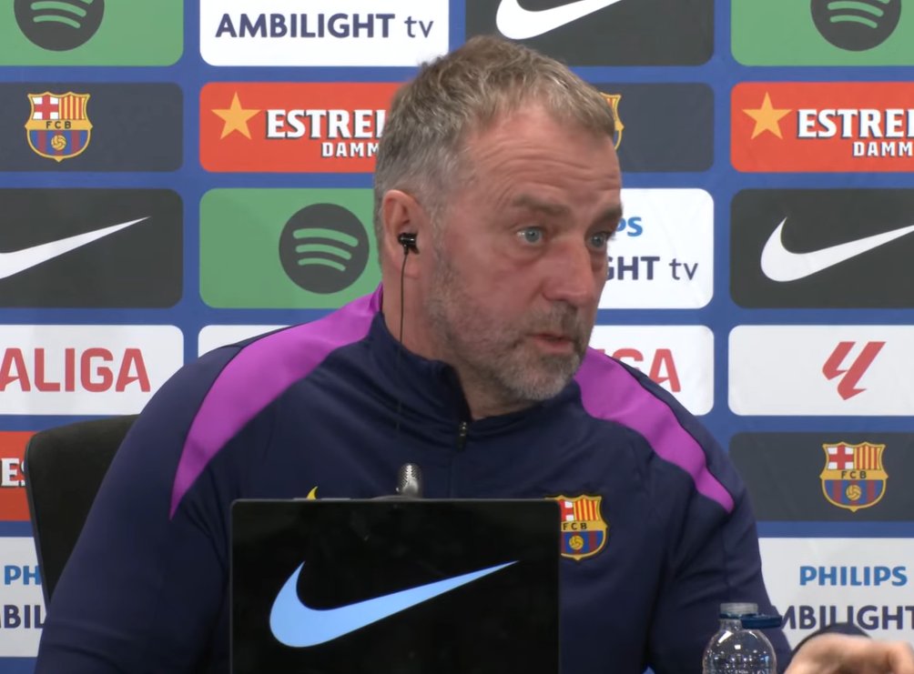 أريد أن أسألك عن خطتكم بشأن اللاعبين الذين يصومون شهر رمضان؟ ماهي خطتكم على مستوى التغذية والراحة لهم؟ 🌙

فليك: لدينا خطة واضحة معهم، لديهم برنامج لما يمكننا أن نساعدهم به، وأيضًا ما يجب أن يقومون به، كيف يتغذون وكيف يرتاحون.

ما أعلمه أن لامين فقط هو الوحيد الذي يصوم من الفريق.