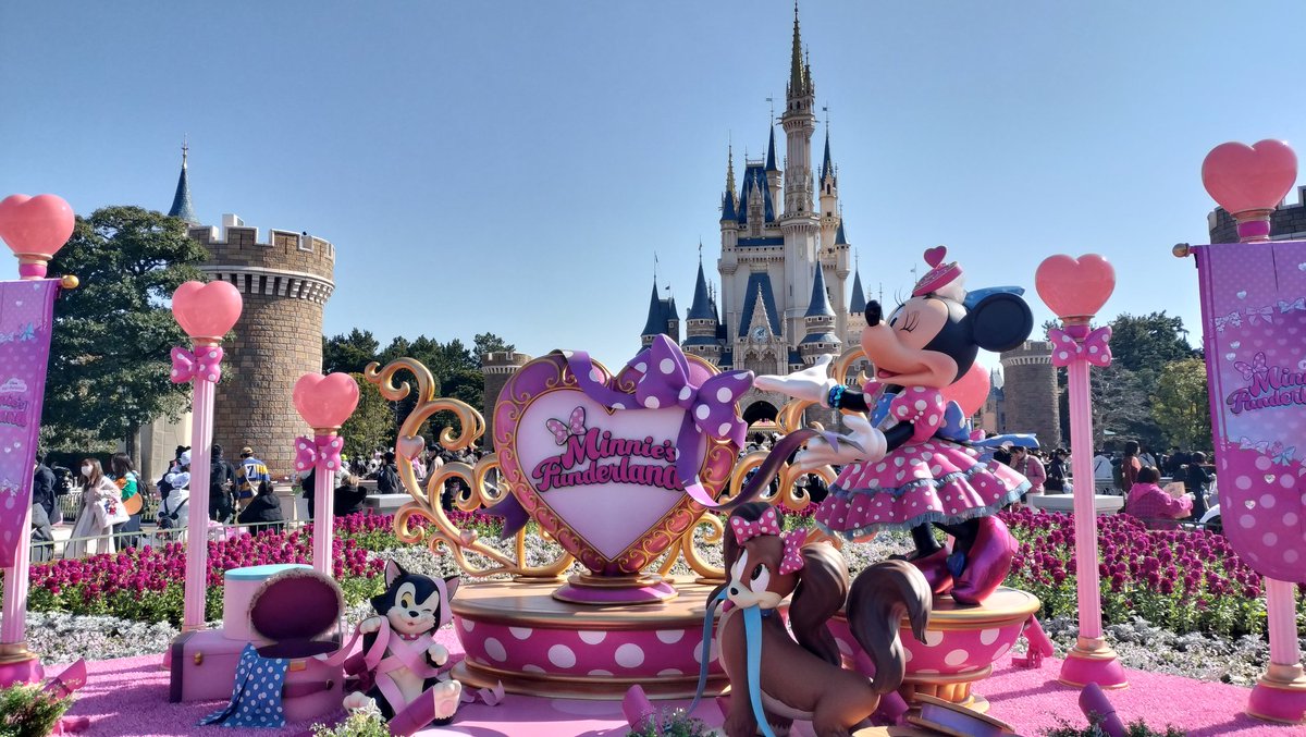 ディズニーでミニパル満喫してました🎀暑かった〜。 #ディズニーランド