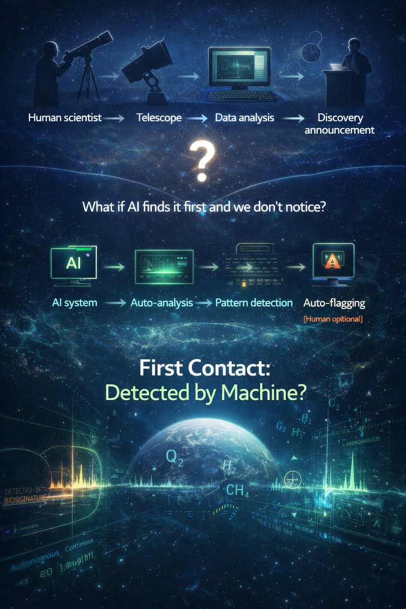 🌌 What if AI discovers alien life before we do?

February 2026: NASA's Perseverance just became the first rover to navigate Mars using AI planned routes.

Not human controlled. AI controlled.

Humans give general instructions. AI figures out how to get there.

Meanwhile,