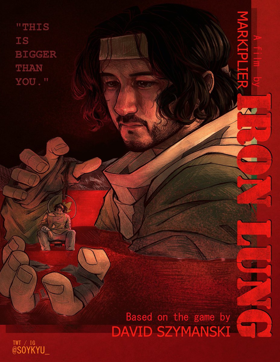 soykyu_'s tweet image. I'd love to make a fan comic of the movie soon 

#ironlung #fanart