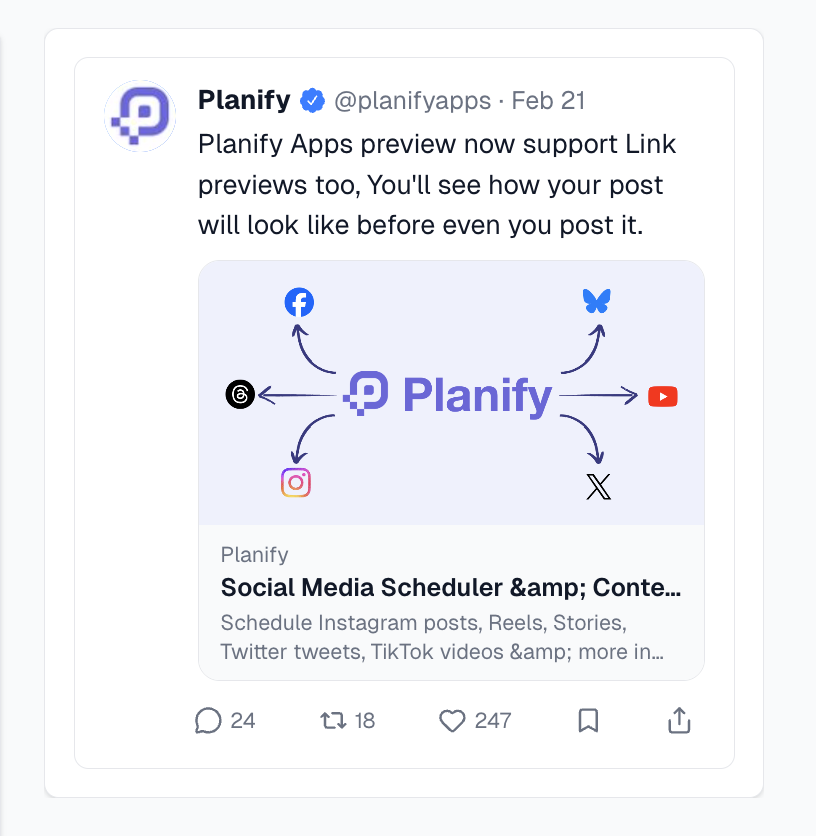 Planify | Social Media Scheduler tweet media