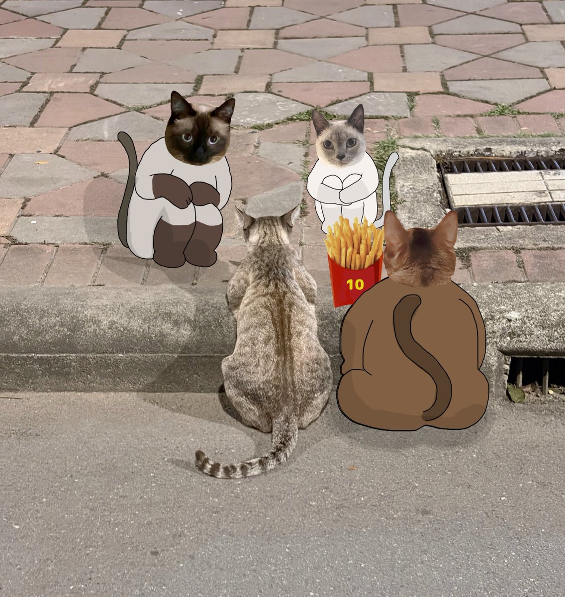 melon_gummy's tweet image. 集会🐱🐱🍟🐱🐱
#LOUISLEE #LEONLEE #LEVILEE