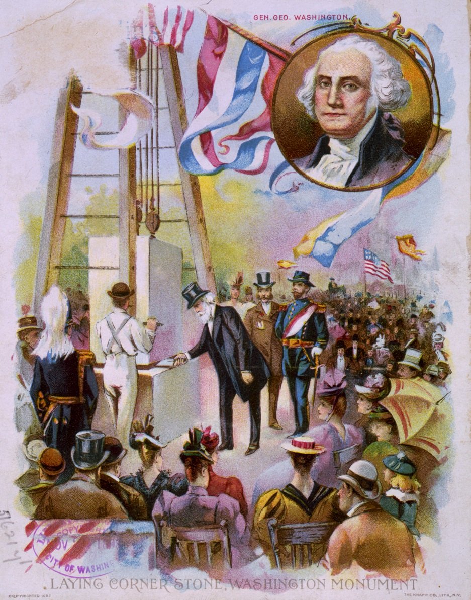 Today in American History: 1885

The Washington Monument was officially dedicated in Washington, D.C. The 555-foot marble obelisk honoring George Washington had been under construction for decades (with interruptions due to funding and the Civil War), symbolizing national unity