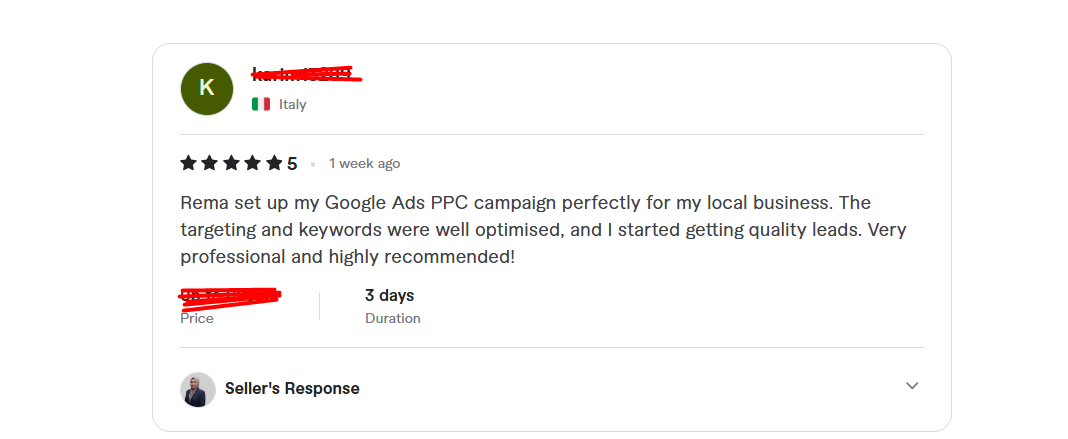 rema_akter22's tweet image. I successfully set up and optimised a Google PPC campaign for a roofing business.
The client was very satisfied with the results and left me a 5-star review ⭐⭐⭐⭐⭐
Grateful for the trust and opportunity 🙌

#RemaAkter #RoofingBusiness #Freelancing
#GoogleAdsExpert #PPCExpert