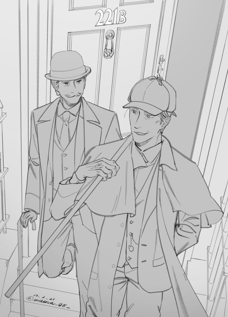 221Bの日ということで取り急ぎ正典ホムワト!